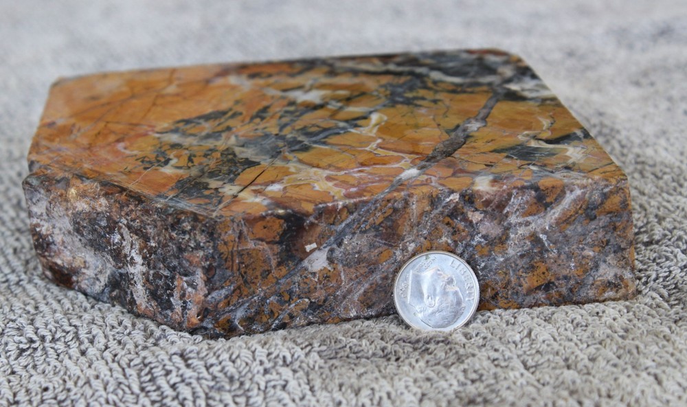 Stone Canyon Jasper THICK Slab Brecciated High-Grade Pattern