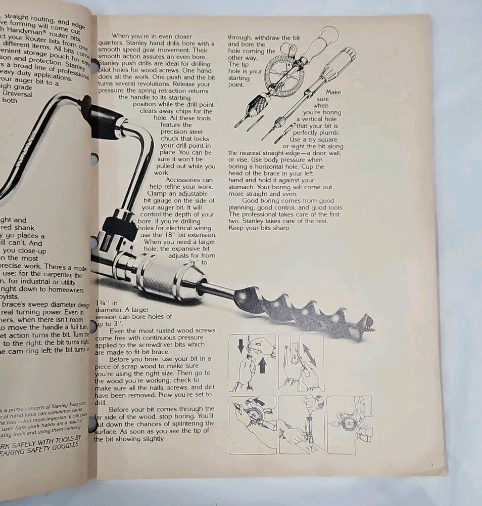 1982 Stanley Tools Catalog 11" x 8-1/2"