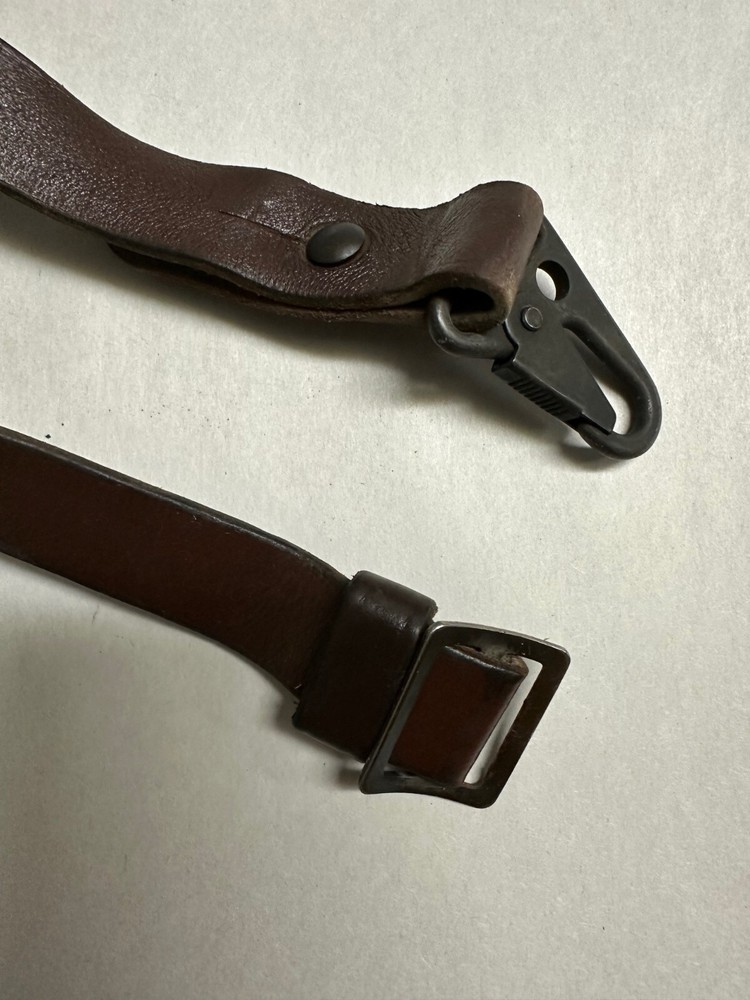 GERMAN HK LEATHER SLING WITH HOOK.