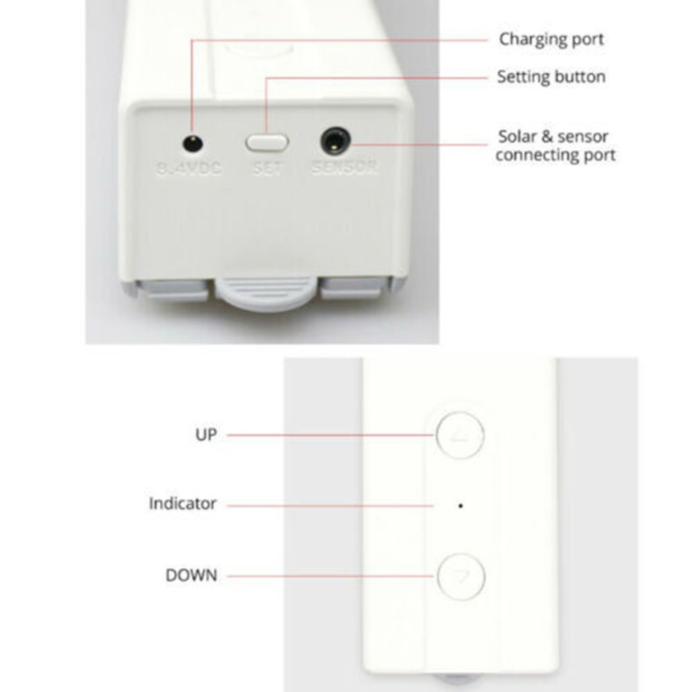 Smart Curtain Motor Roller Blinds Shutter Drive DIY With Solar Panel NEW