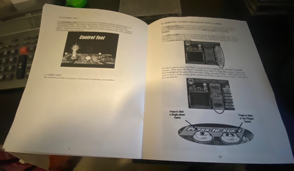 GOLDEN TEE GOLF ARCADE MACHINE Game 2+- w/Manual & Set Up Instructions - Mint