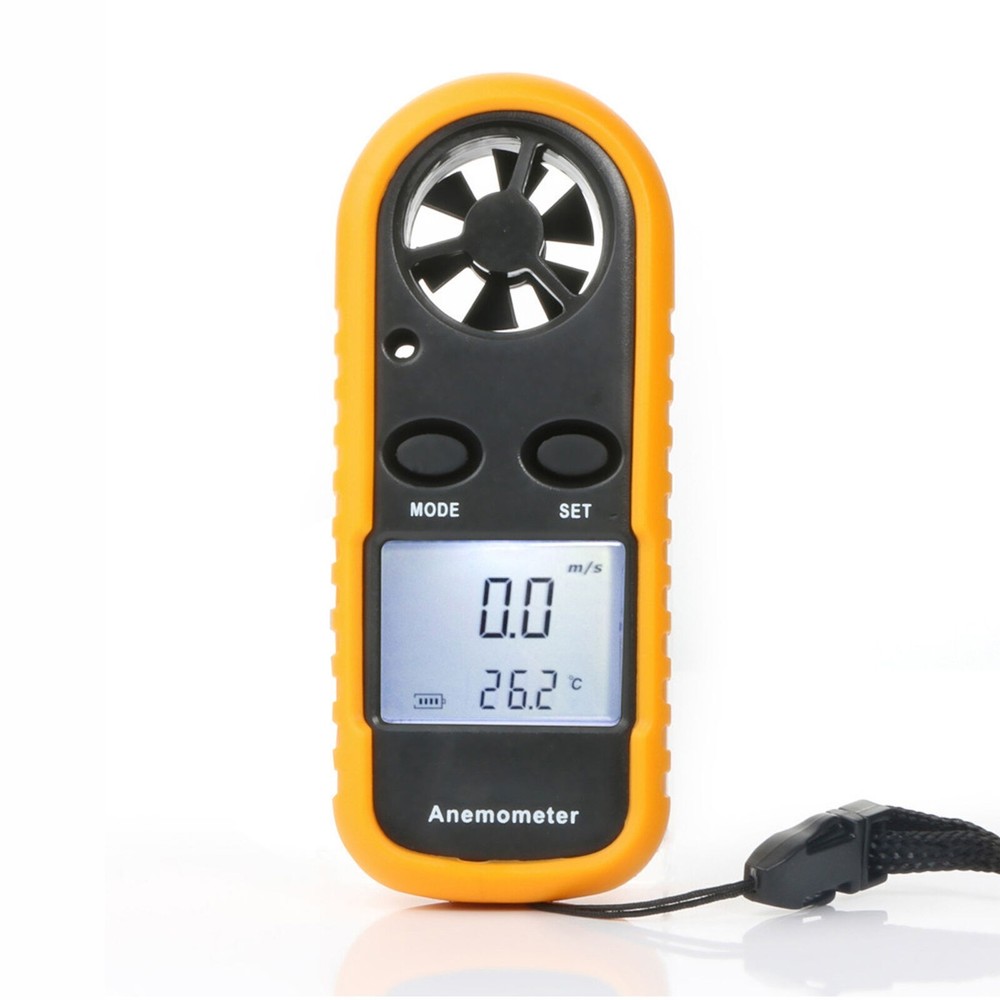 Wind Speed Meter Digital Anemometer Handheld Wind Temperature Measuring