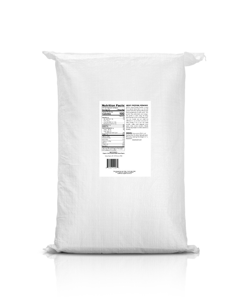 CERTIFIED ORGANIC HEMP PROTEIN POWDER - 74% PROTEIN