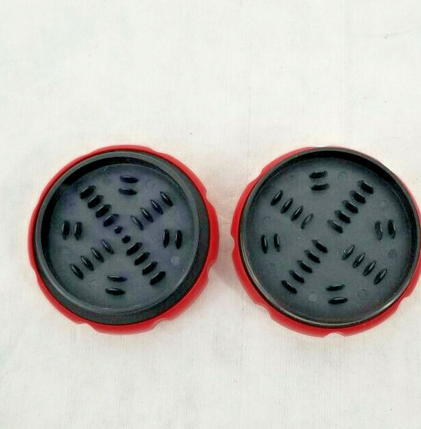 2-1/4’’ ACRYLIC 2 PIECES HERB GRINDER RED