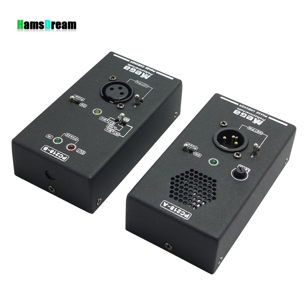Phase Polarity Tester Checker Detector Audio Speaker Microphone Sound Testing