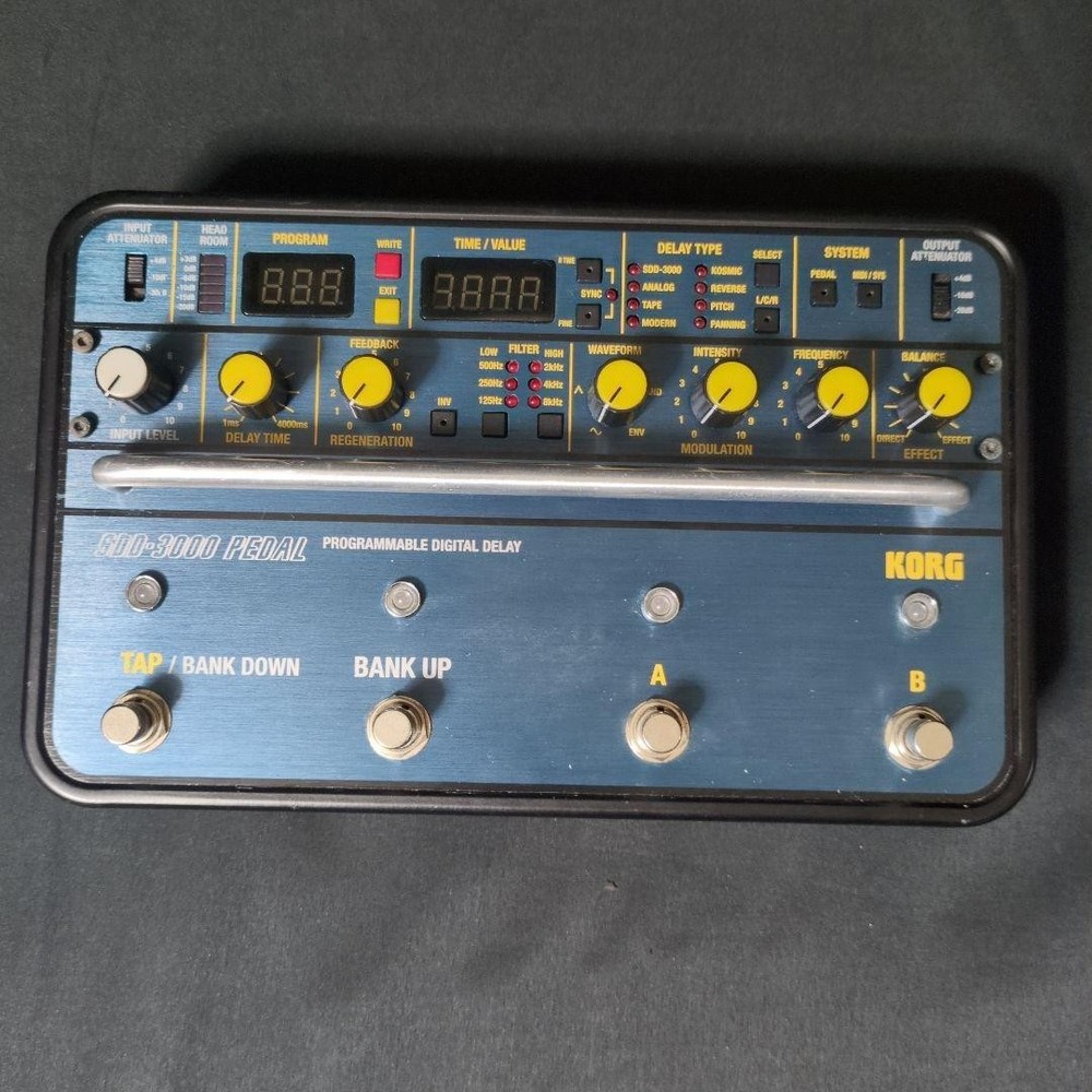 KORG SDD-3000 PEDAL Programmable Digital Delay Used