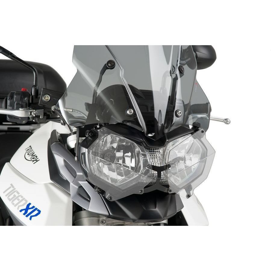 Puig Headlight Protector - Clear, Standard With Mount 8124W