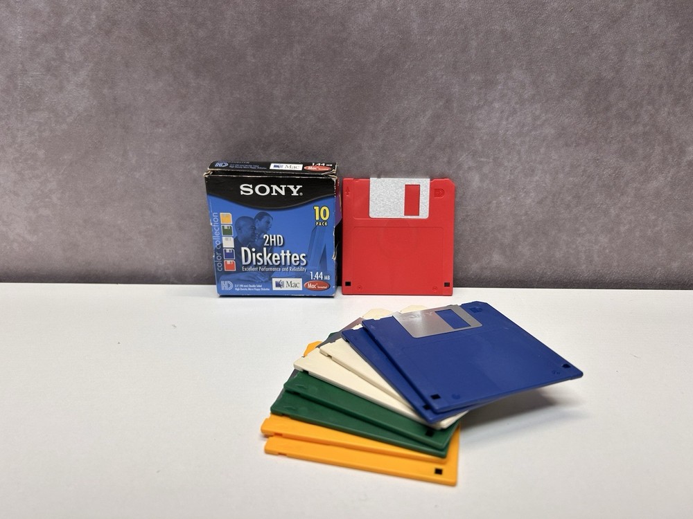 Sony Vintage Floppy Disk Lot 9
