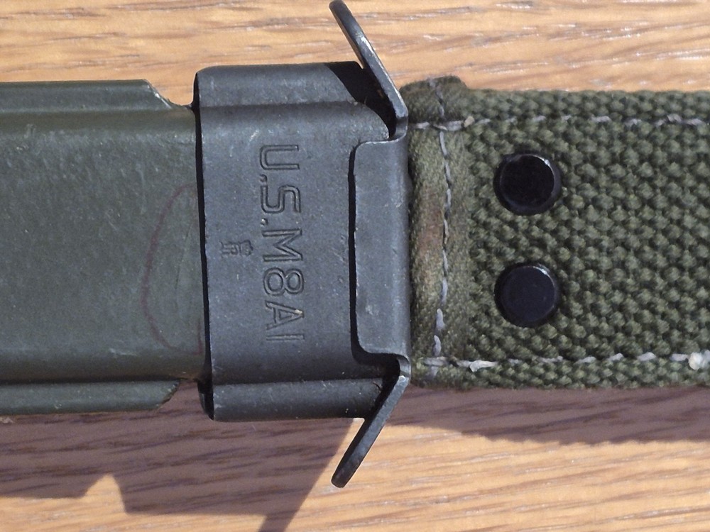 Authentic USGI USM5A1 Mfg. Imperial W/ M8A1 Sheath Danish markings