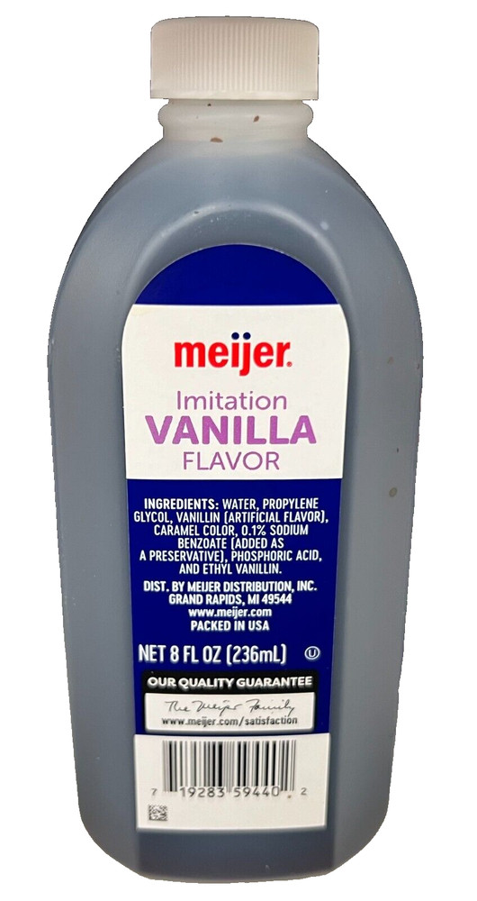 Meijer Imitation Vanilla Flavor 8 oz