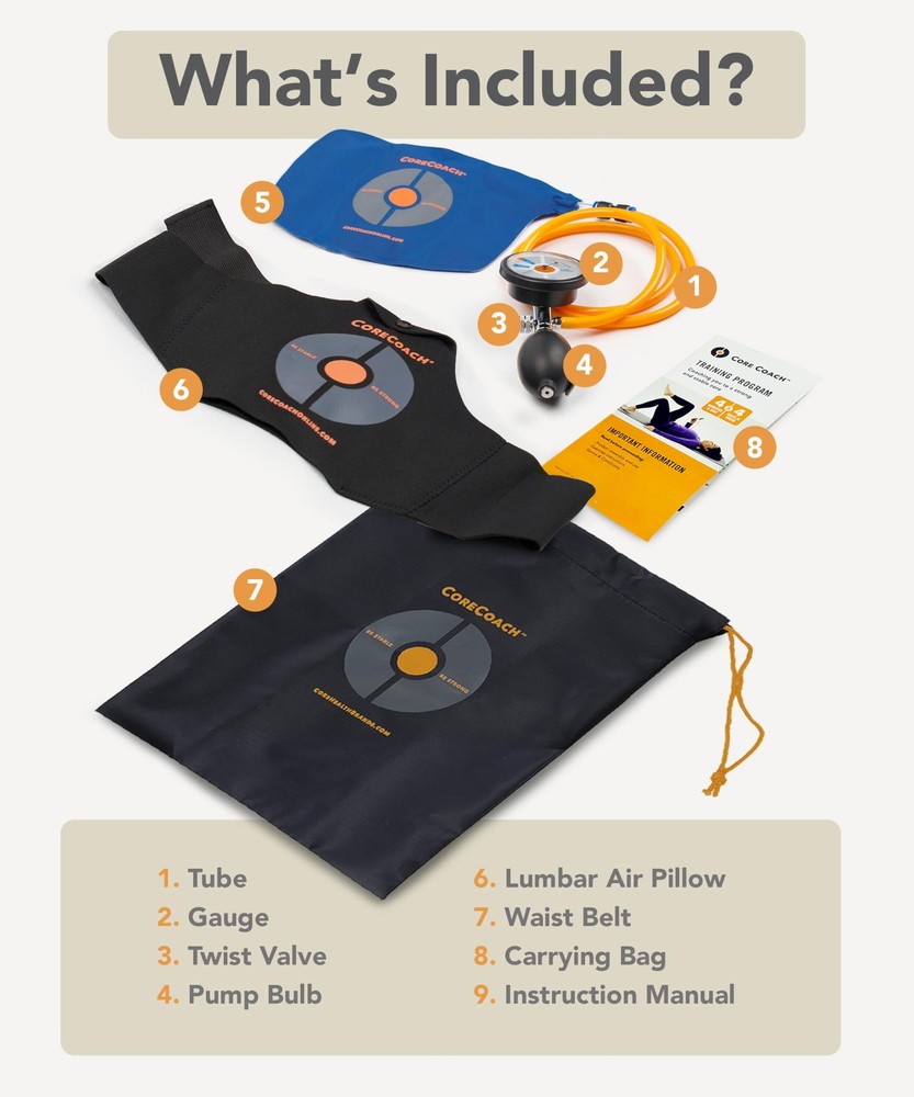 CoreCoach Pressure Biofeedback Device for Home Use - For Core Strength...