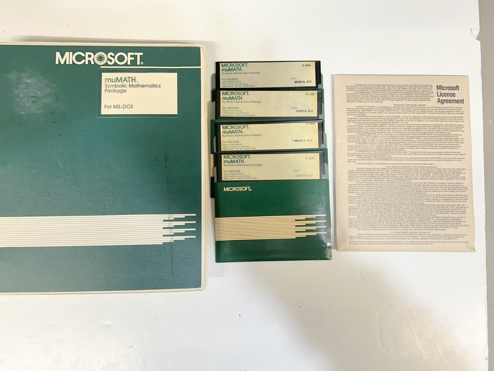 Microsoft MuMATH-83  Manual & Software