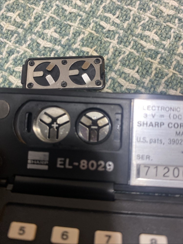 SHARP (Japan) EL-8029 Calculator Tested & Works No Dents