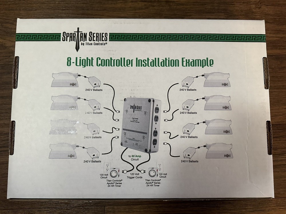 Titan Controls - Spartan Series 8 Light Controller - 240 Volt - HGC702899
