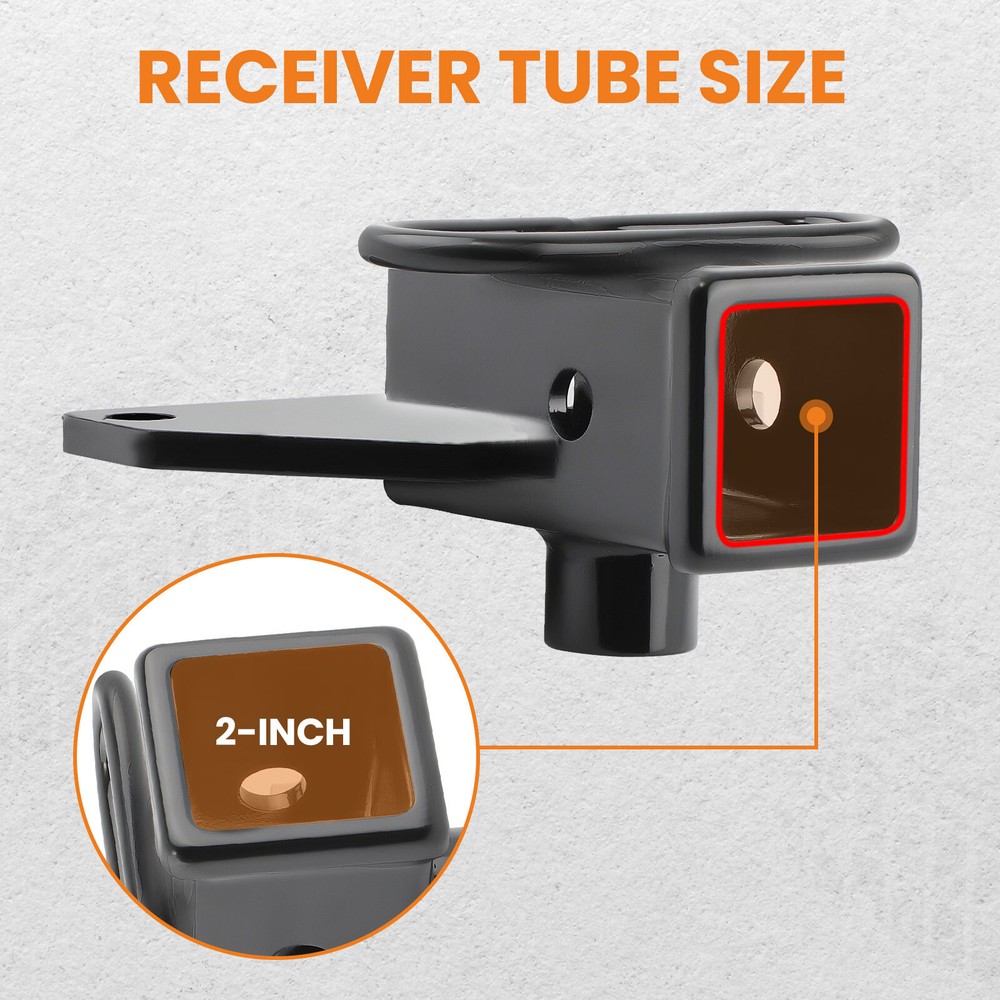 Class 3 Trailer Tow Hitch 2'' Receiver Assembly For Jeep Gladiator 5000 lbs