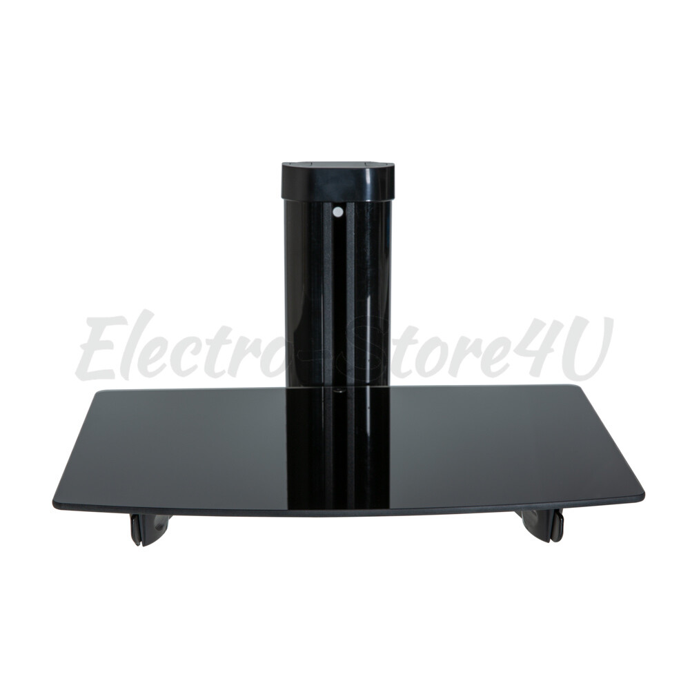 Wall Mount Shelf for TV Cable Box Tier Component Console AV DVR DVD Bracket