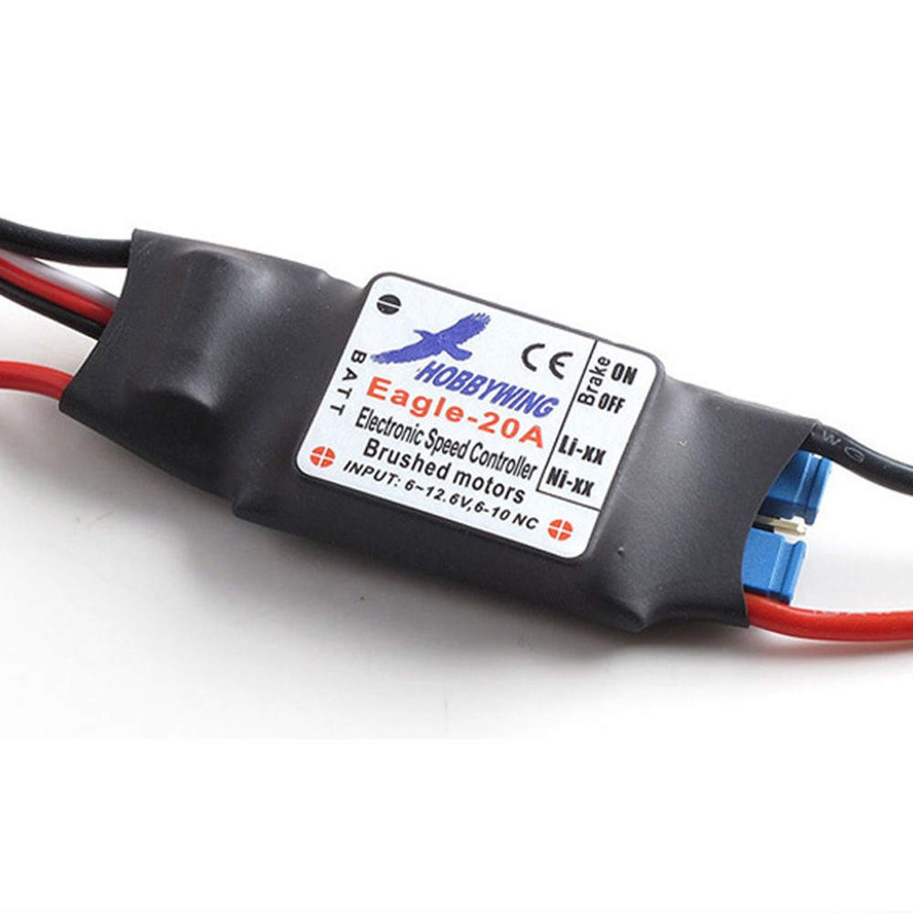 RC Airplane Plane Brushed Motor ESC for Hobbywing Eagle 20A Speed Controller A