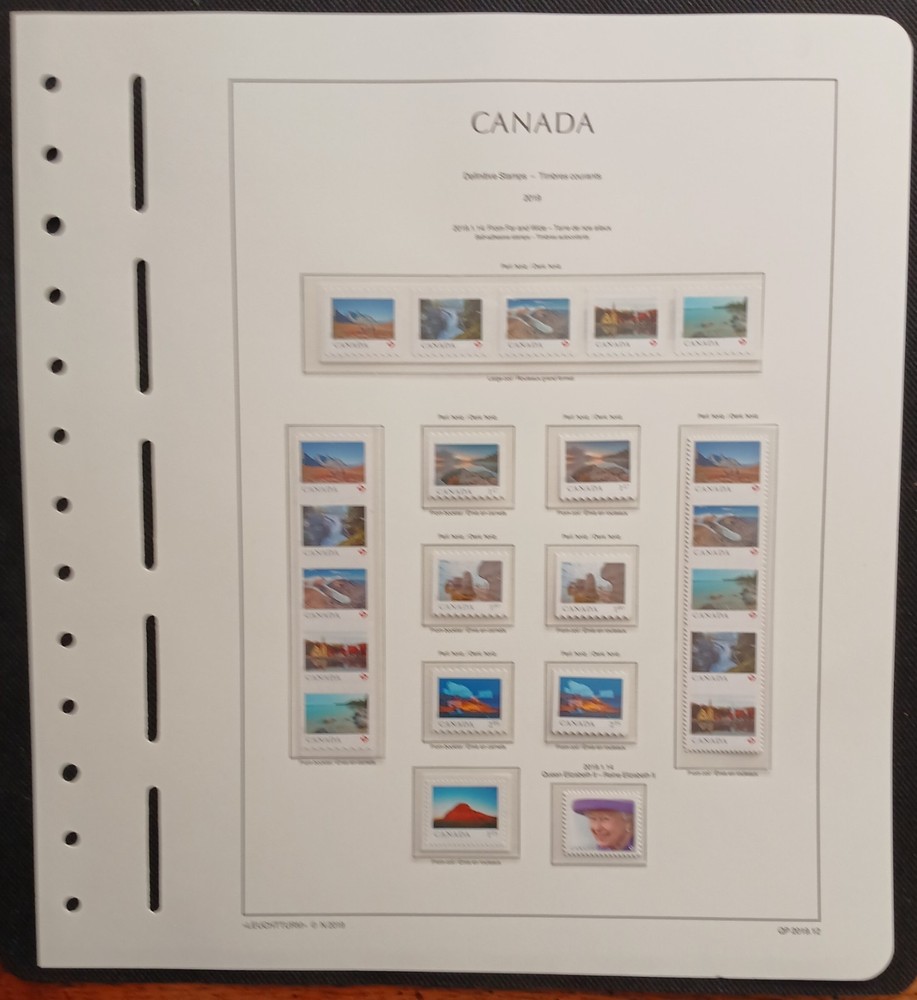 2019 Canada Year Set On Lighthouse/Leuchtturm Hingless Pages