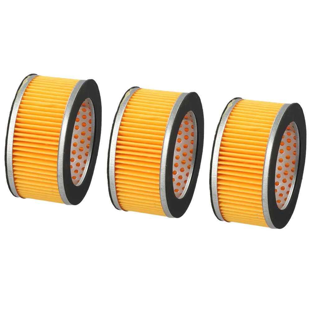 Yellow Cylinder Shape Air Compressor Element Filters Assembly Set Replacement