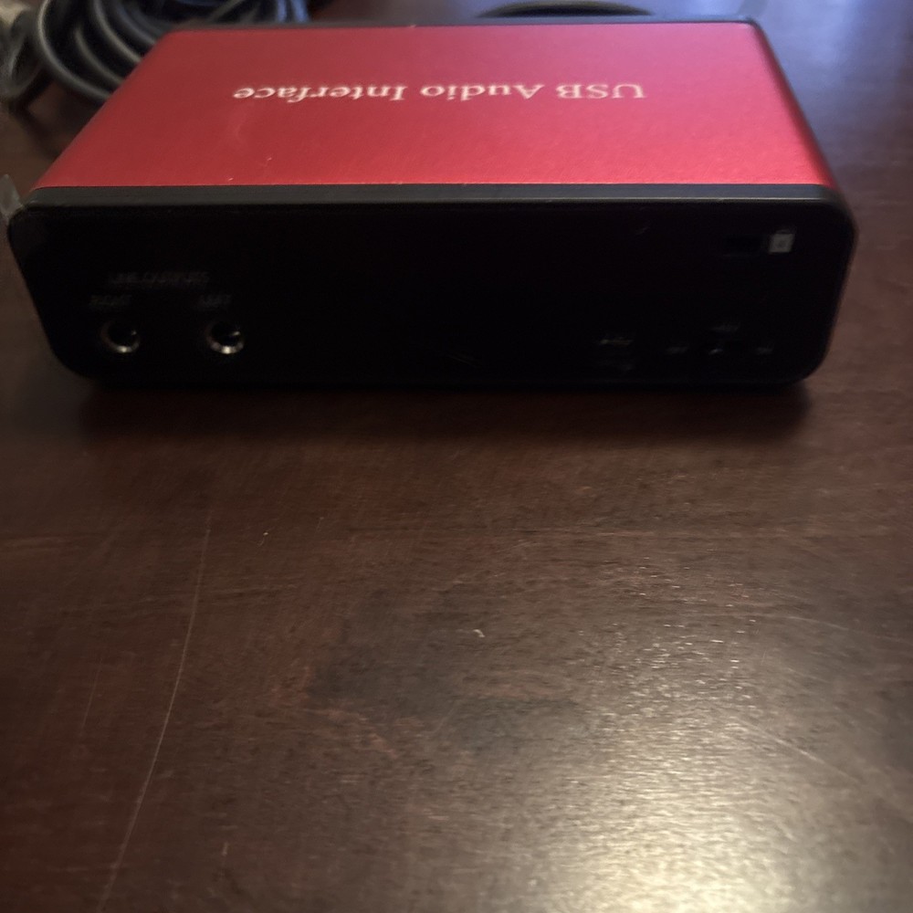 2i2 Audio Interface Audio Interface USB Microphone Preamps w 48V