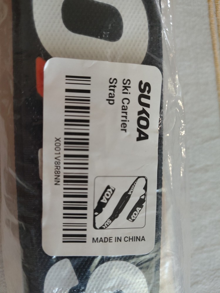 Sukoa Ski & Pole Padded Carrier Strap