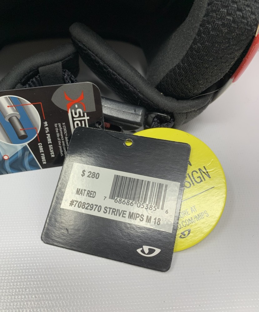 Giro Strive MIPS Ski Helmet Size Medium - Matte Red - New (no box)