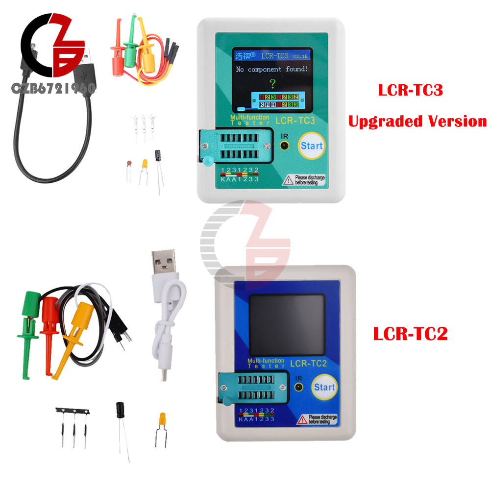 LCR-TC2 LCR-TC3 Upgraded High-precision Transistor Tester Diode Capacitance Test