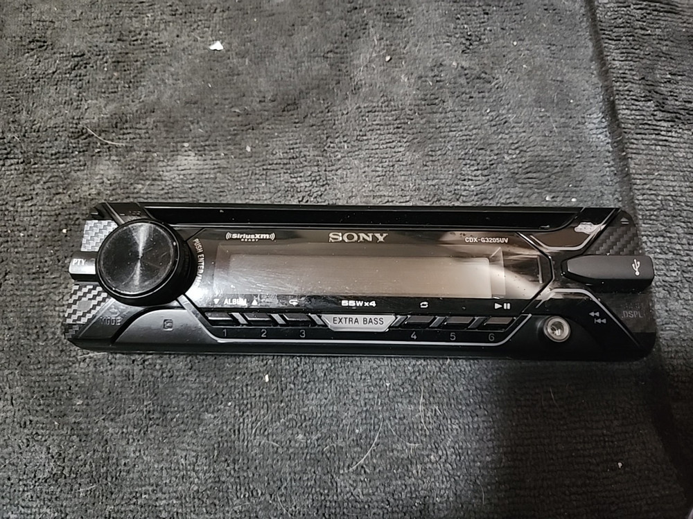 SONY CDX-G3205UV FACEPLATE ONLY TESTED