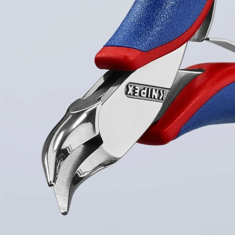 Knipex 4.5" Electronics Pliers Angled Half Round Nose