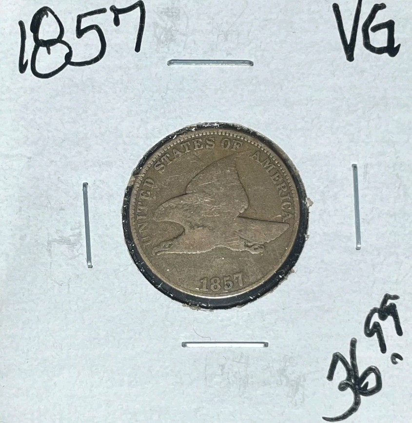 1857 FLYING EAGLE CENT ~ VG ~NICE COIN~
