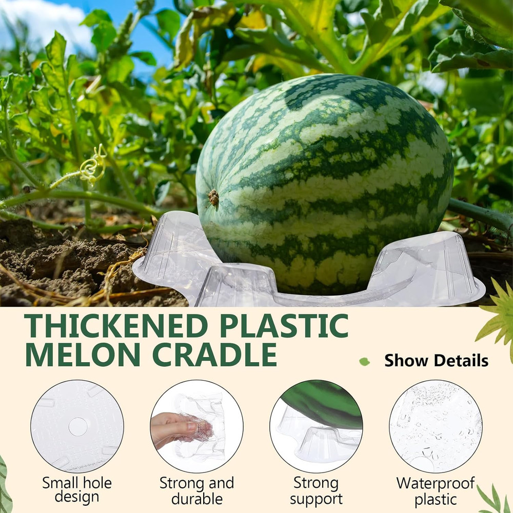 150 Pcs Melon Cradle Melon Nets Hammock Set, Thickened Watermelon Holder, Hol...