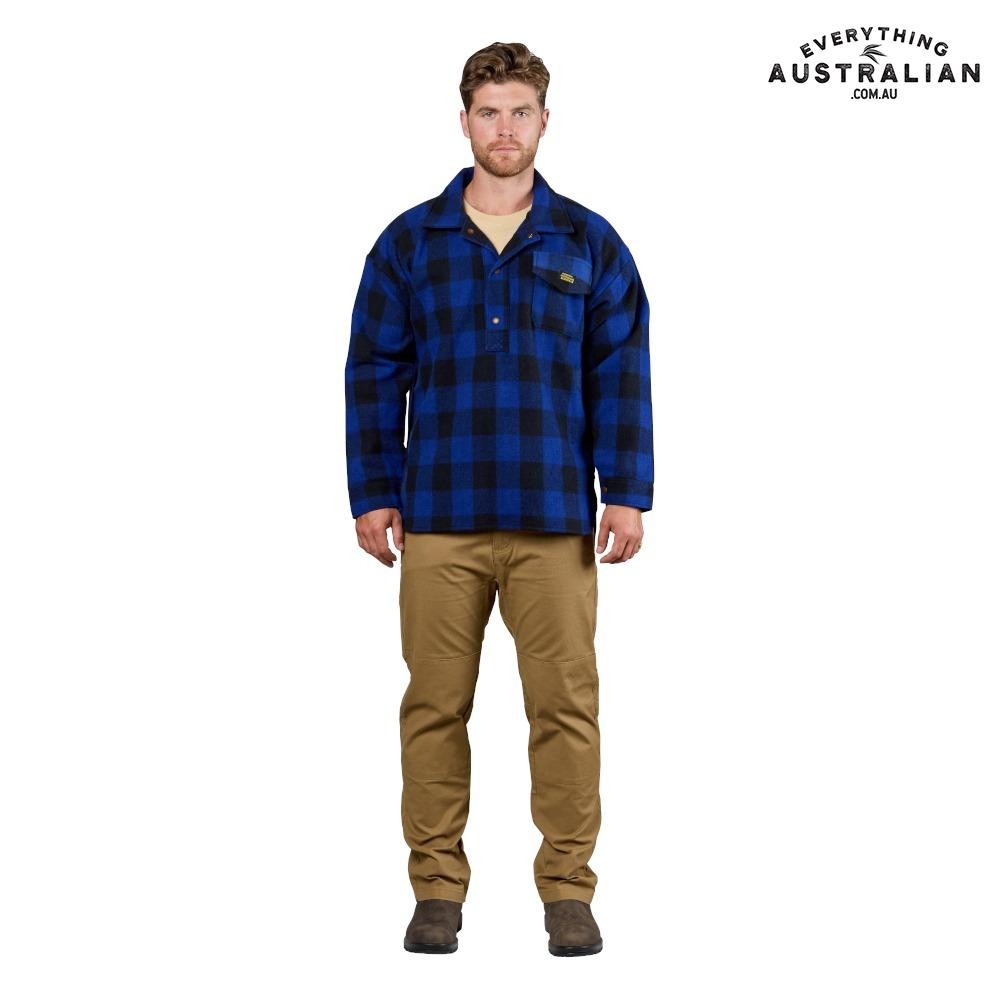 G.A.B. Bush Shirt Half-Open Navy
