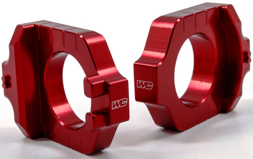 Works Connection Elite Axle Blocks Red 17-240