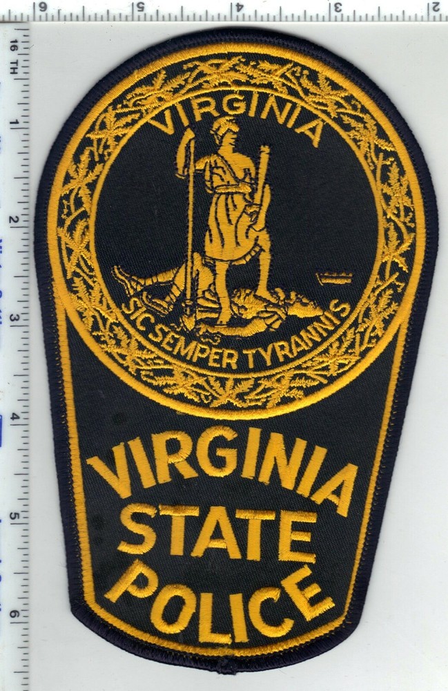 State Police  (Virginia) Wide Border Shoulder Patch