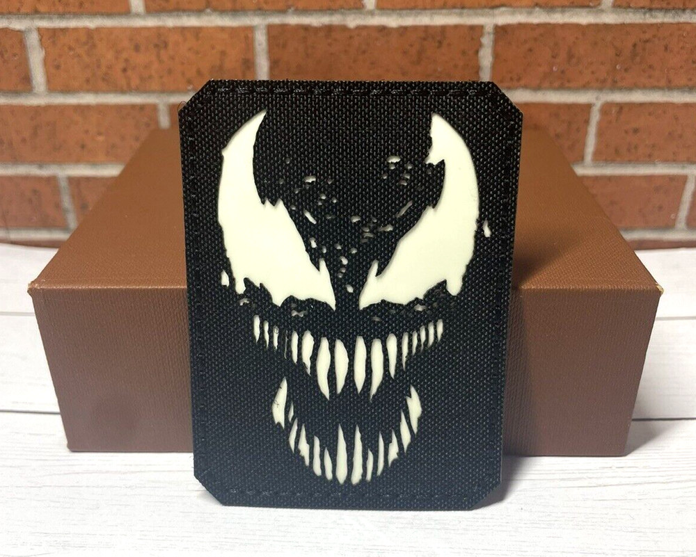 Tactical Patch - Venom Patch - Glow in Dark Morale Venom Patch - Hook & Loop