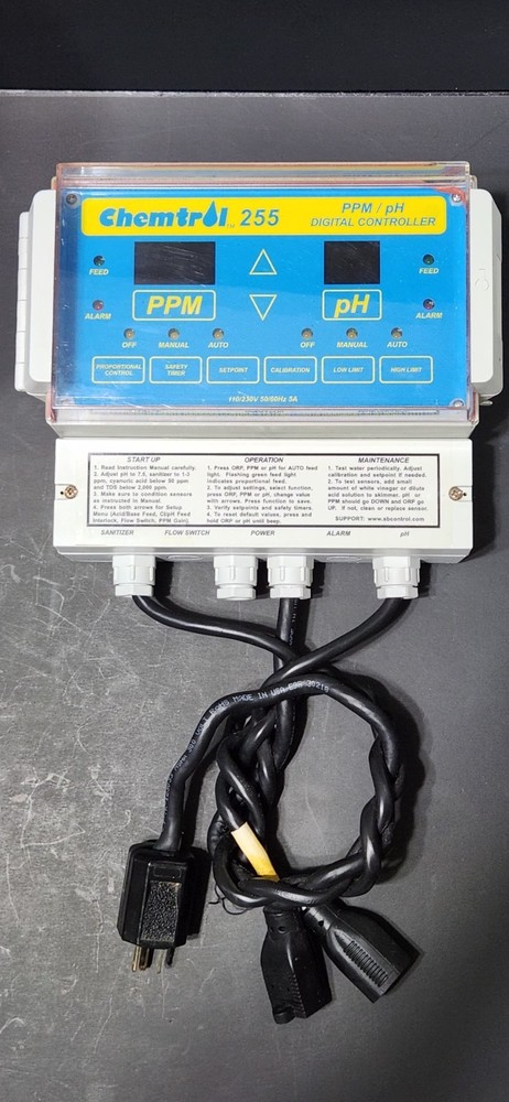 CHEMTROL 255 PPM/PH DIGITAL CONTROLLER ONLY - USED