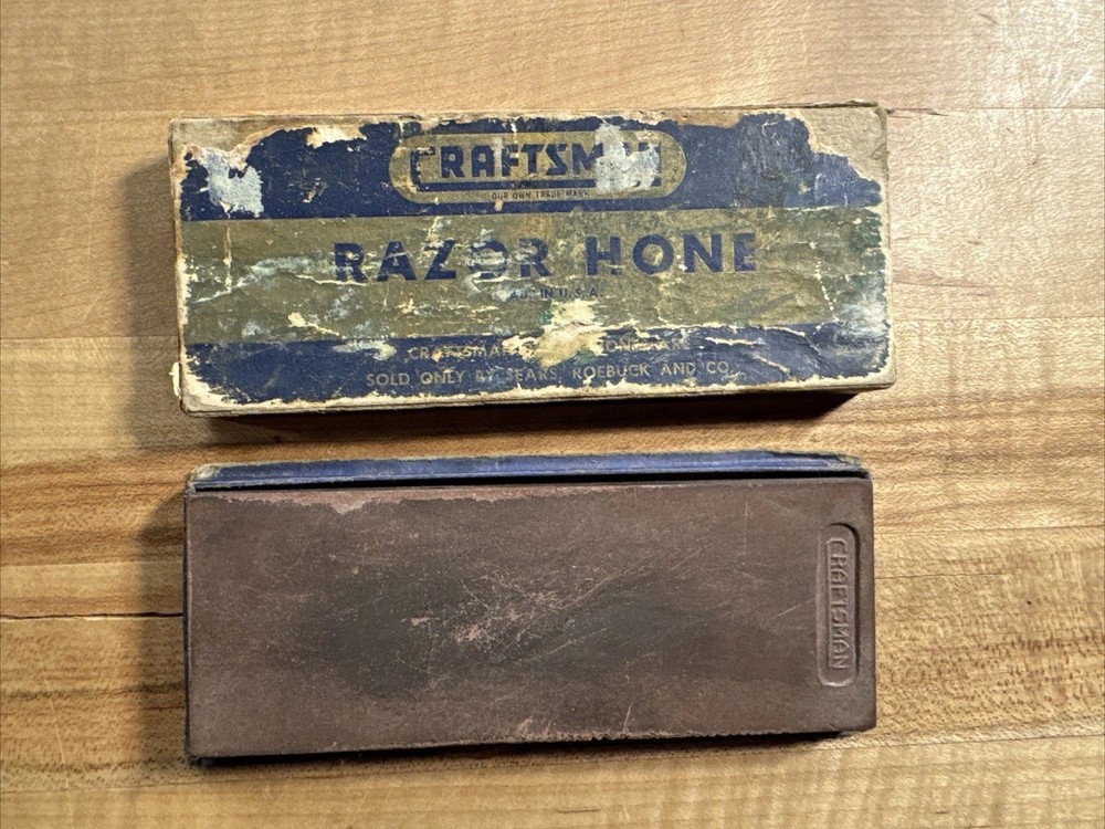 Vintage Craftsman Razor Hone In Box