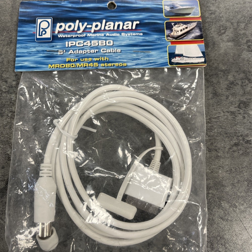 IPC4580 – 5′ iPod Adapter Cable POLY PLANAR