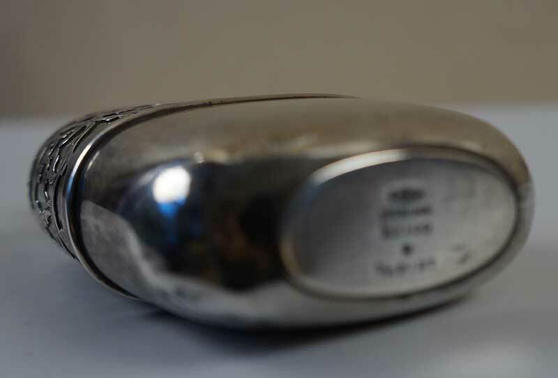 English Sterling Silver Flask