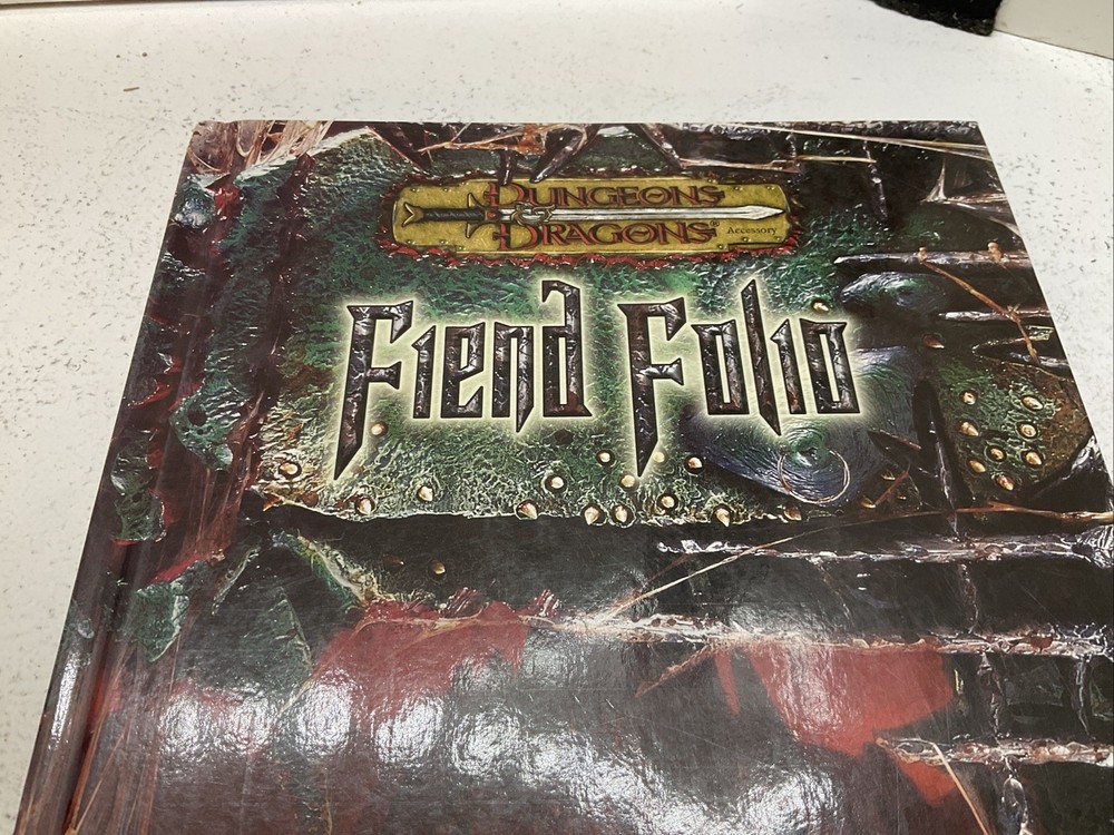 D&D 3.5 Fiend Folio RPG 2003 1st Printing HC EXC