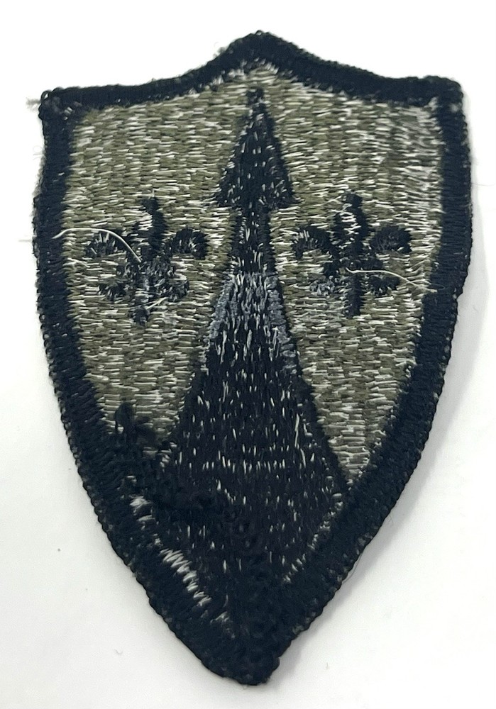 U.S. ARMY THEATRE SUPPORT COMMAND EUROPE PATCH; DATED 7/1973 SUBDUED NOS