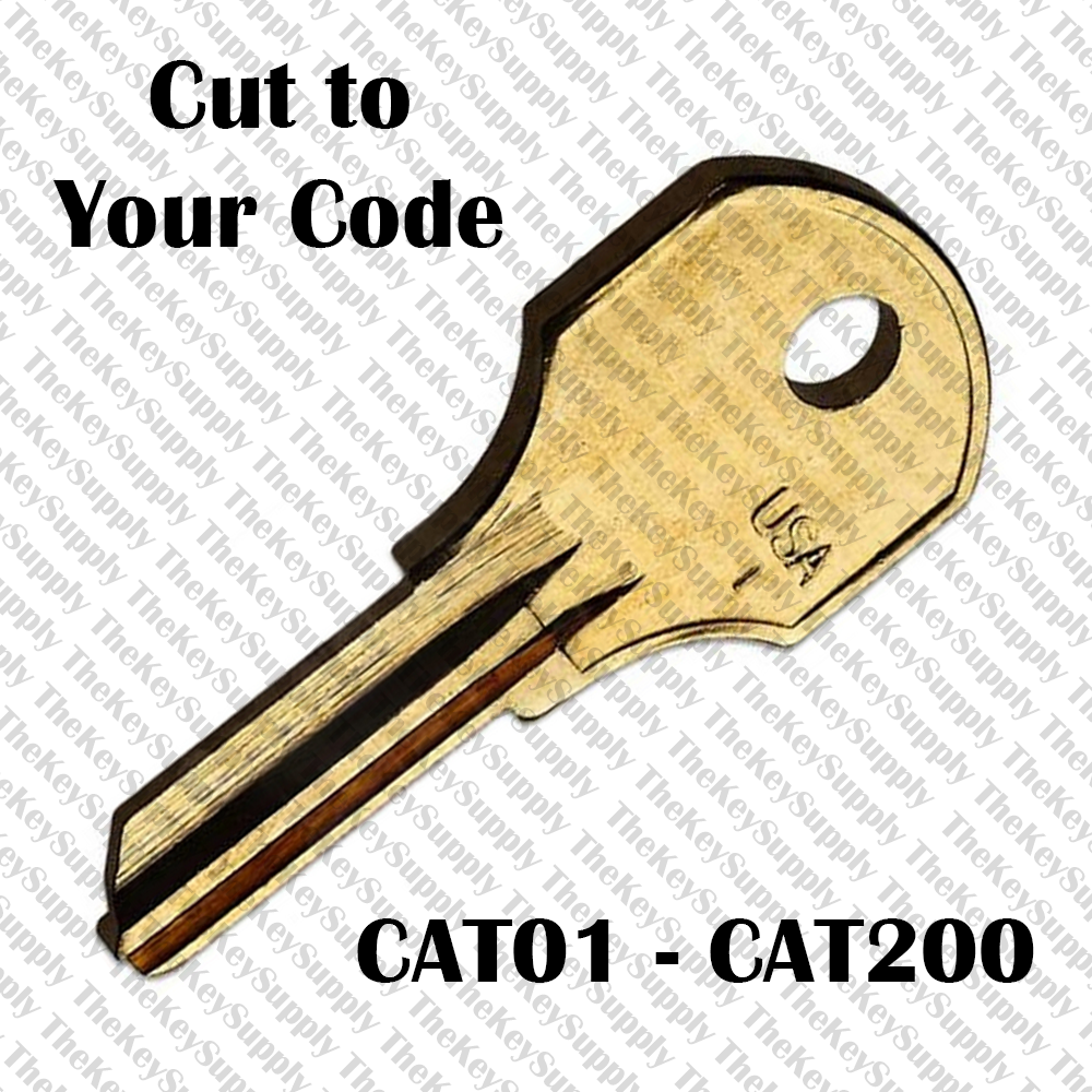 Replacement Keys Cut to Code CAT01 - CAT200
