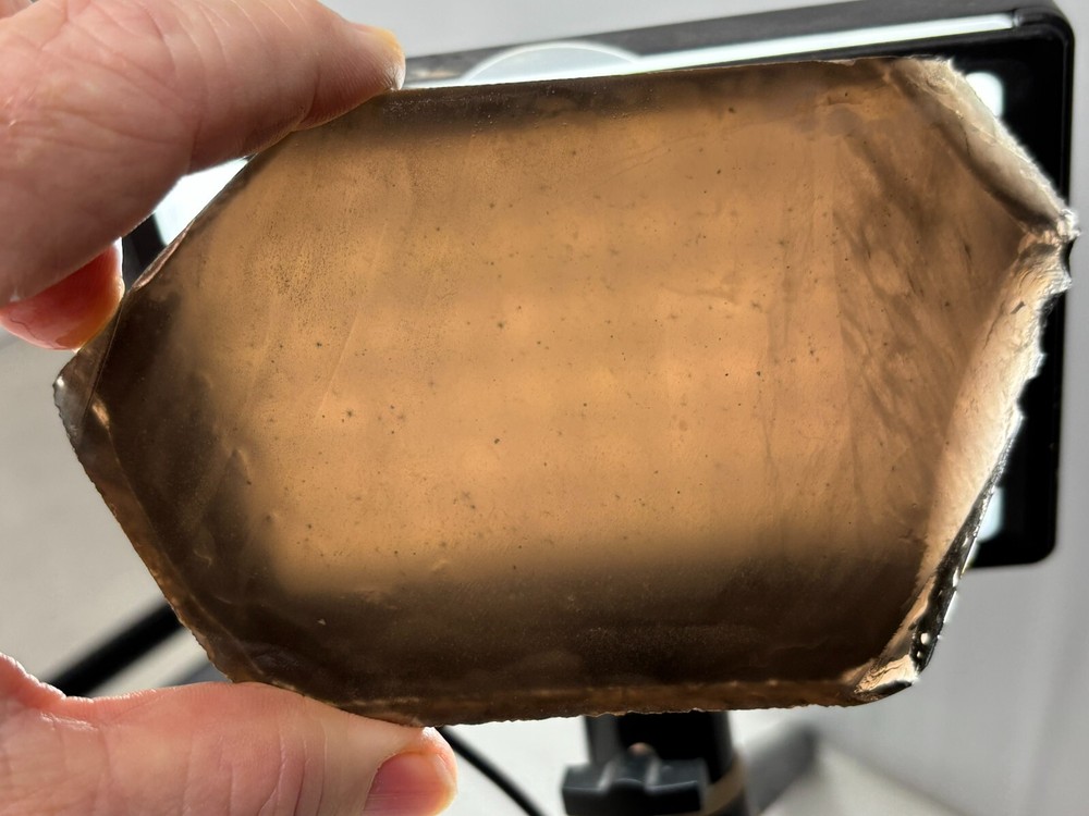 Black Obsidian Slab Lapidary Cabbing Knapping Combo ship avail