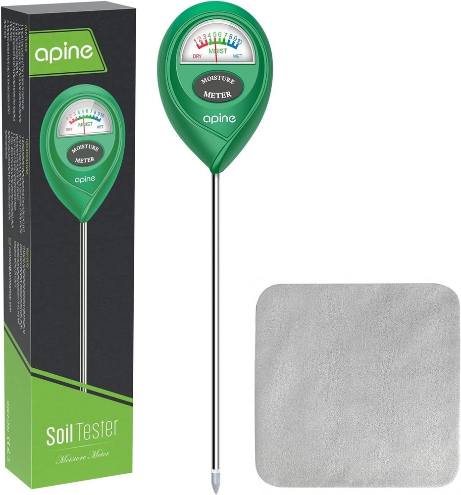 Accurate Plant Water Meter with Quick Results & Root-Friendly Design - Green