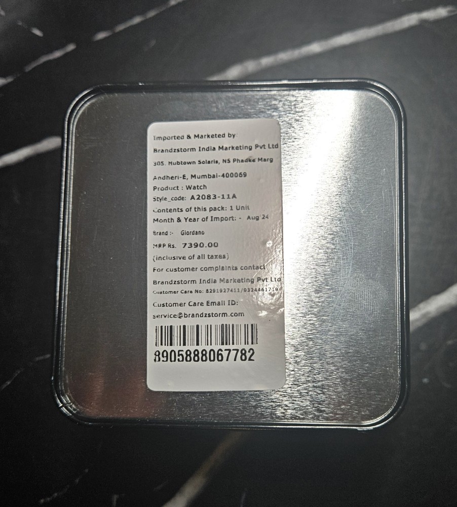 giordano watch Box