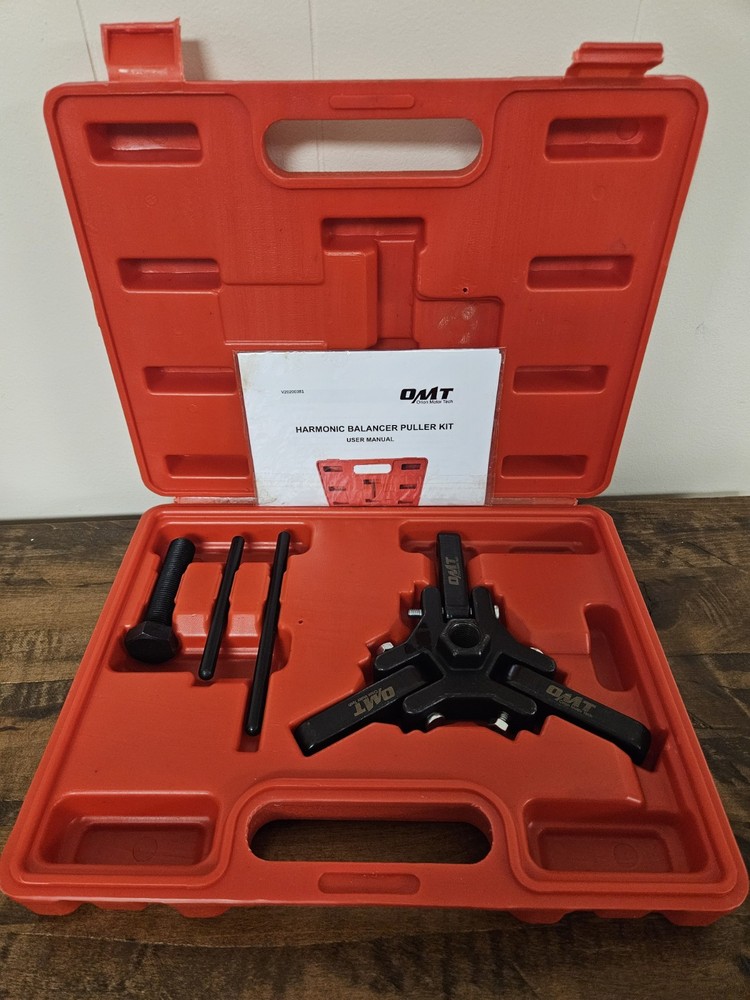 Orion Motor Tech Harmonic Balancer Puller Kit, red