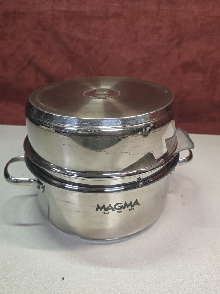 Magma Induction Non-Stick Stainless Steel Nesting Cookware Set