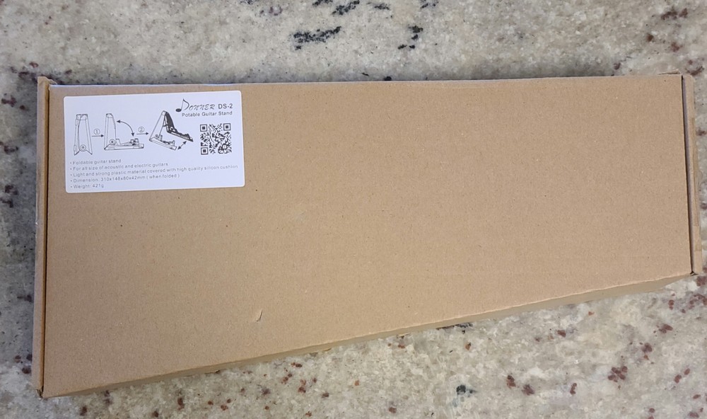 Donner DS-2 Foldable Guitar Stand ABS Plastic w/ Silicone Pads