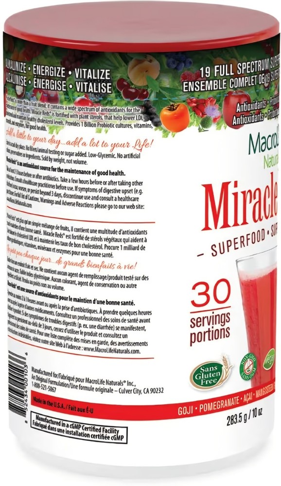 Macro Greens + Miracle Reds Bundle (60 Servings Total) – Raspberry Lemonade