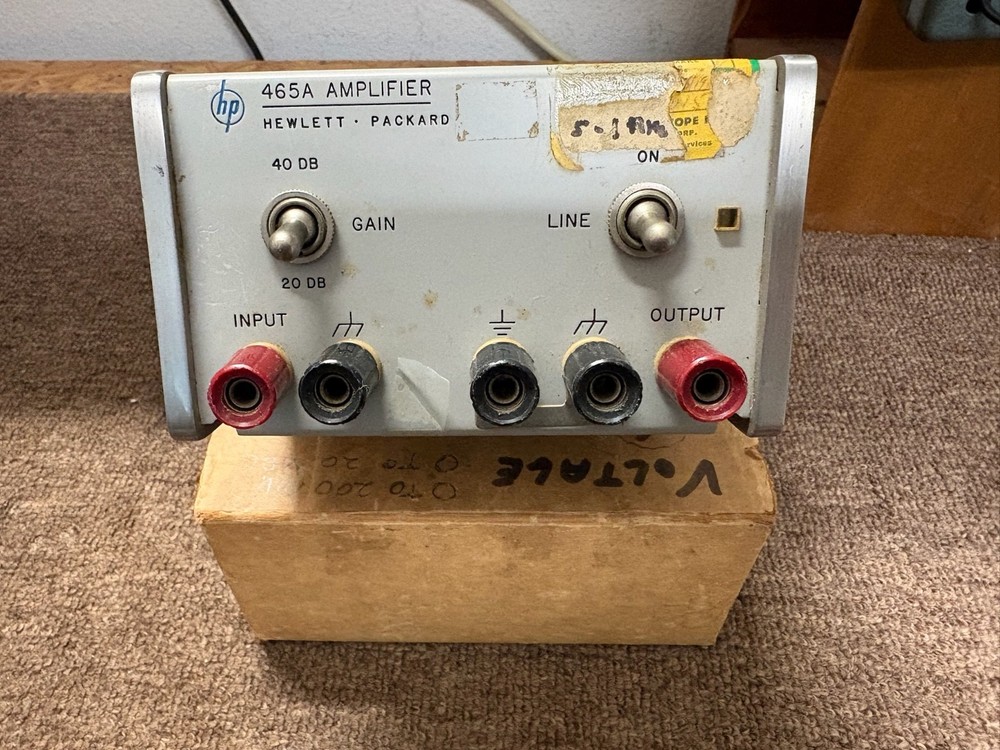 Hewlett Packard 465A AMPLIFIER